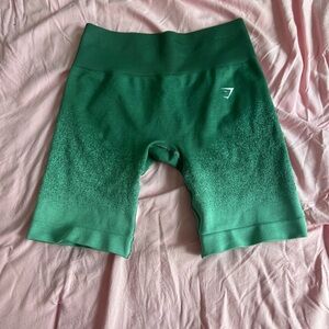 Green Ombré Gymshark Shorts